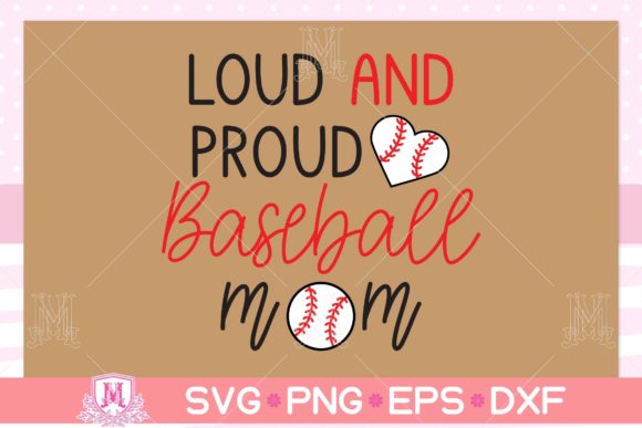 Mom SVG, Baseball Mom Svg, Graphics & Crafts