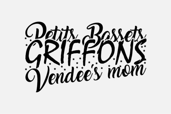 Petits Bassets Griffons Vendee s Mom SVG: Graphics for Crafts and Branding