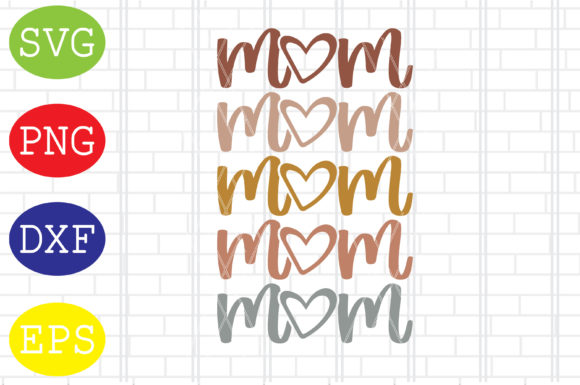 Retro Vintage Mom Svg, Mothers Day Svg
